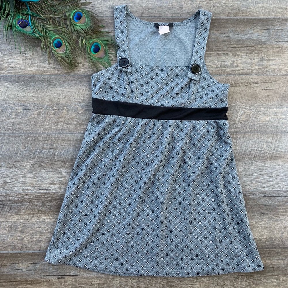 J.F.W. 90s Grunge Gray Dress